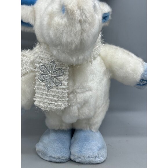 DanDee Christmas Plush Animated White Moose Sings "Jingle Bell Rock" READ - Picture 5 of 10